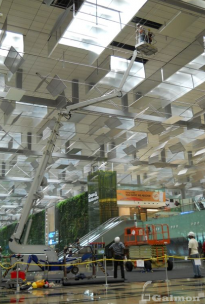 Falcon Spider Lift at Changi Airport Terminal 3